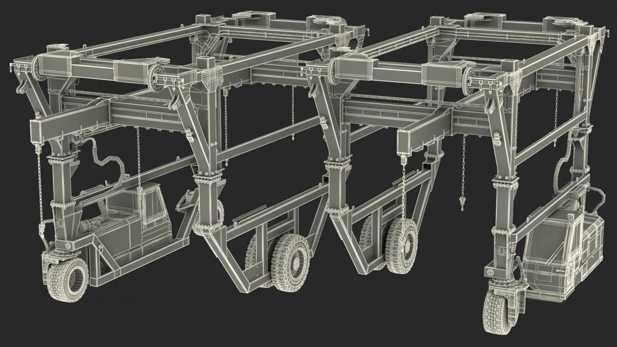 Combi-SC Range Straddle Carrier Clean 3D