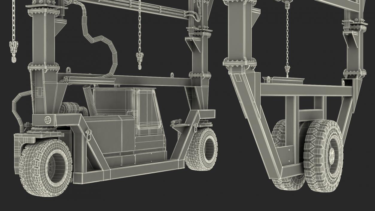 Combi-SC Range Straddle Carrier Clean 3D