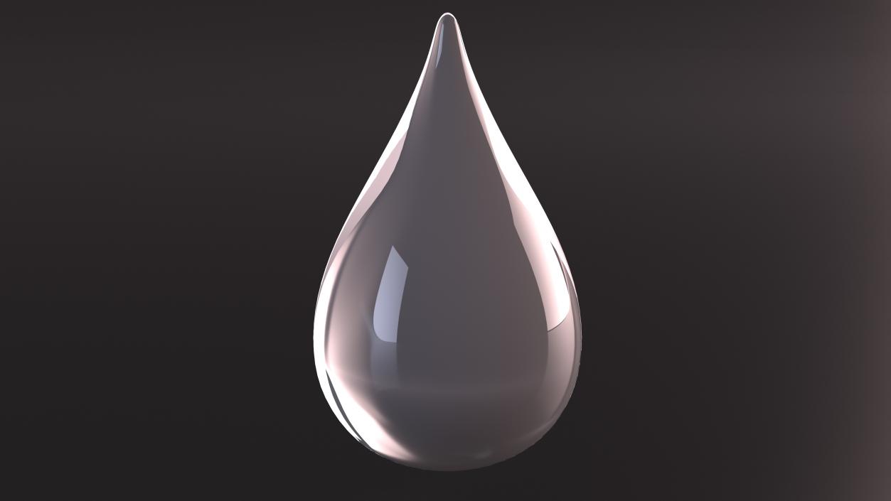 3D Water Droplet model