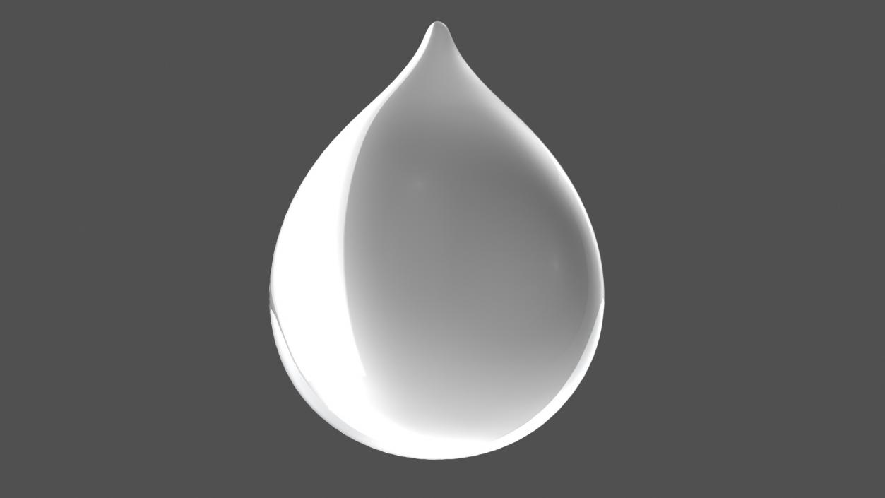 3D Water Droplet model