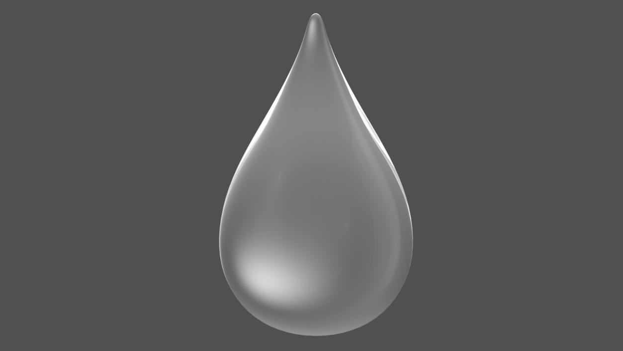 3D Water Droplet model