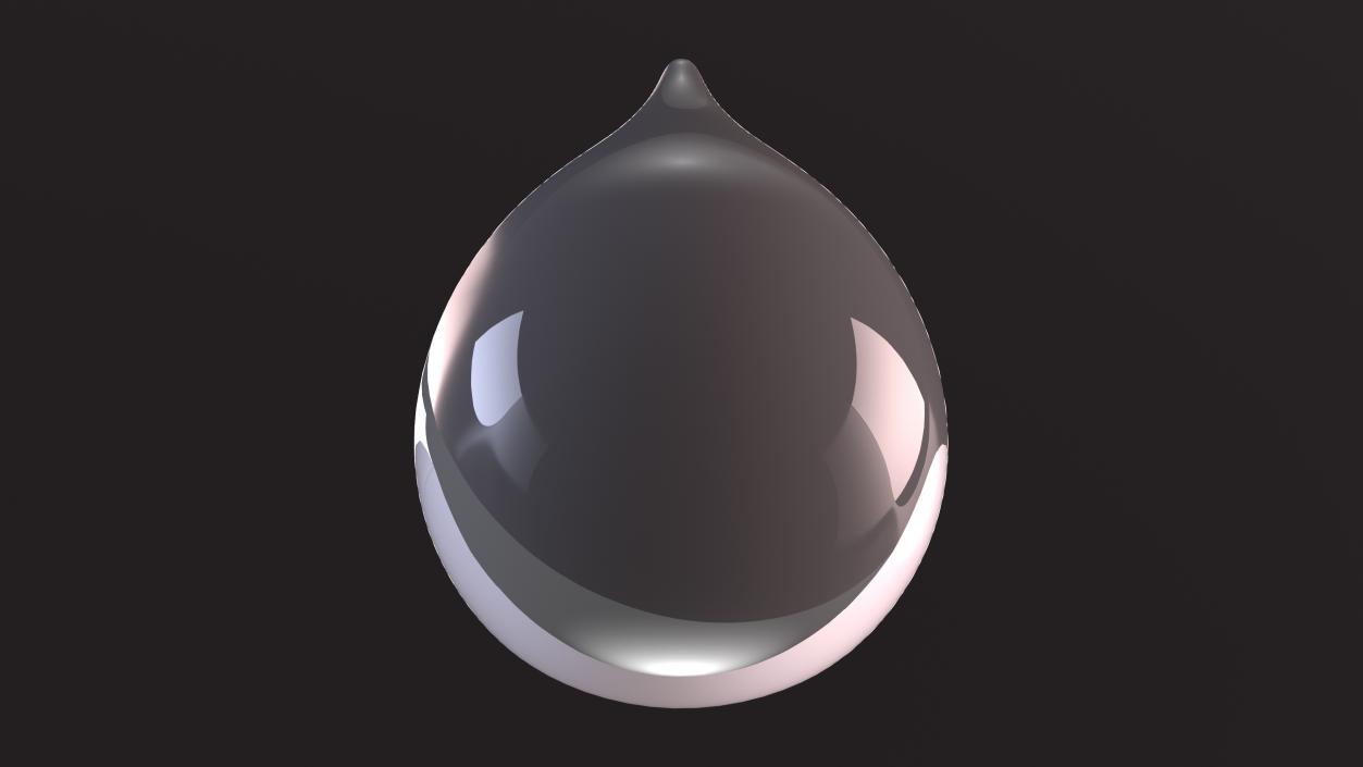 3D Water Droplet model