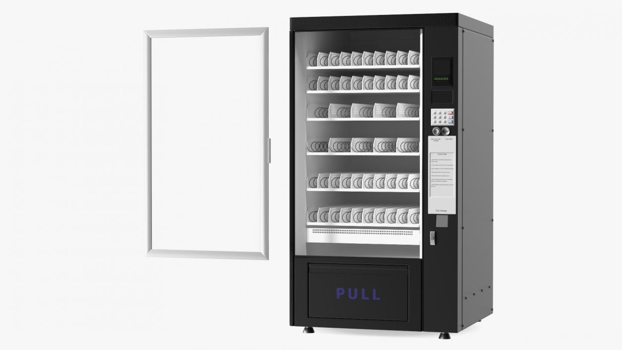 Cold Drinks Vending Machine 3D