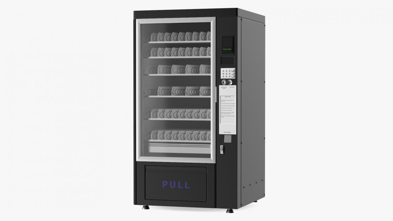 Cold Drinks Vending Machine 3D