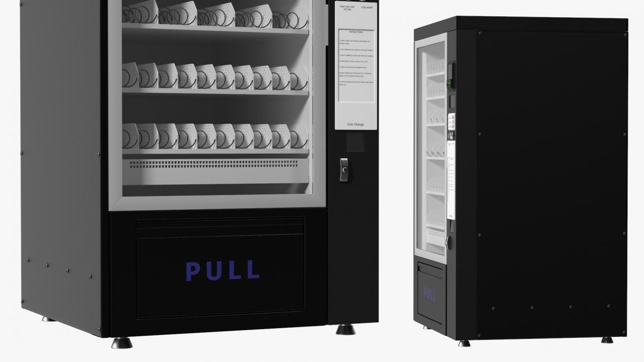 Cold Drinks Vending Machine 3D