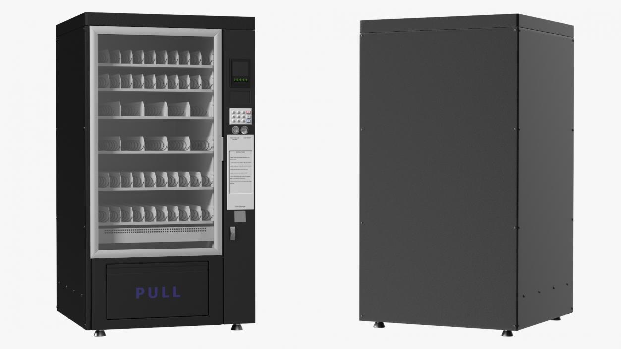 Cold Drinks Vending Machine 3D