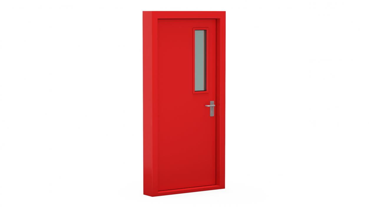 3D model Steel Personnel Door