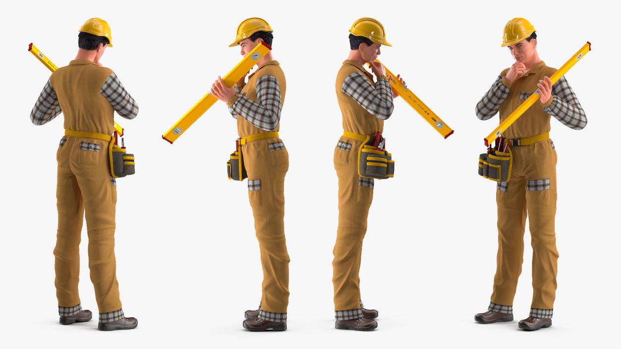 Builder Rigged 3D model