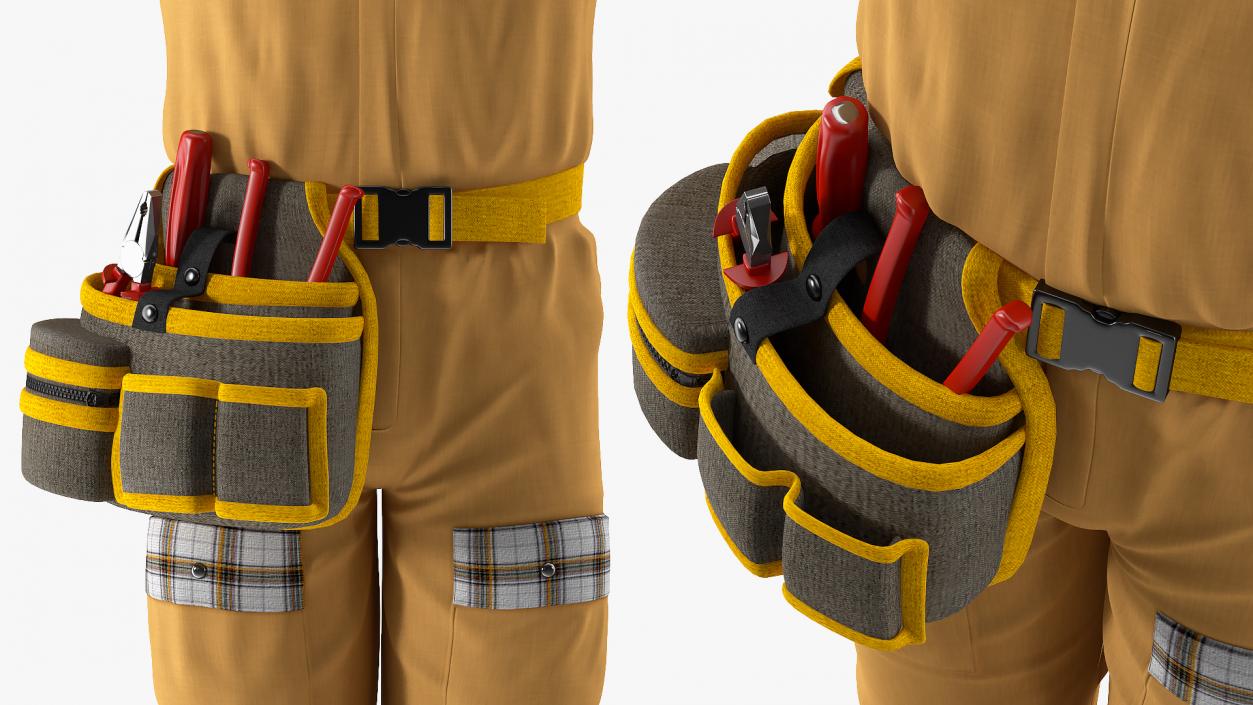 Builder Rigged 3D model