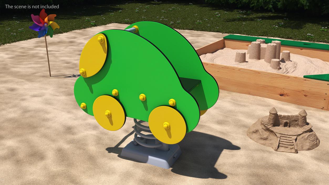 3D Playground Springer Car model