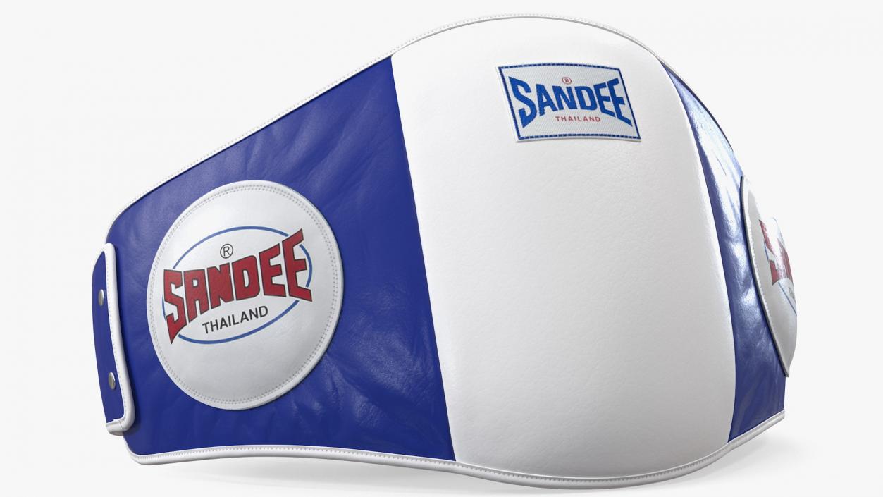 Sandee Velcro Belly Pad White Blue 3D model