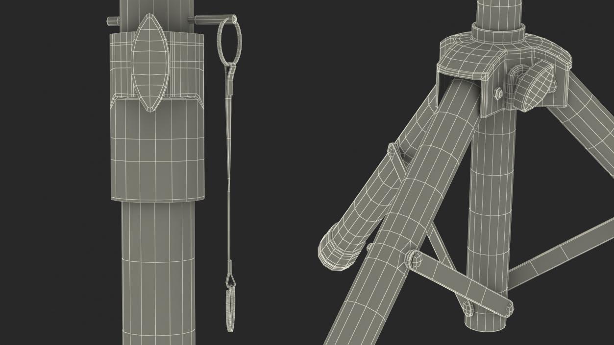 3D model Hang Instrument and Stand