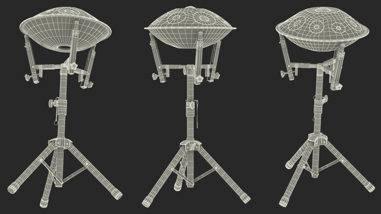 3D model Hang Instrument and Stand