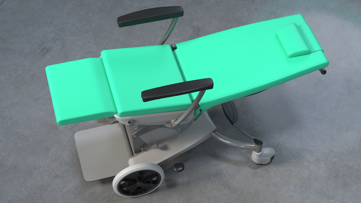 3D model Multifunctional Transport Chair Unfolded