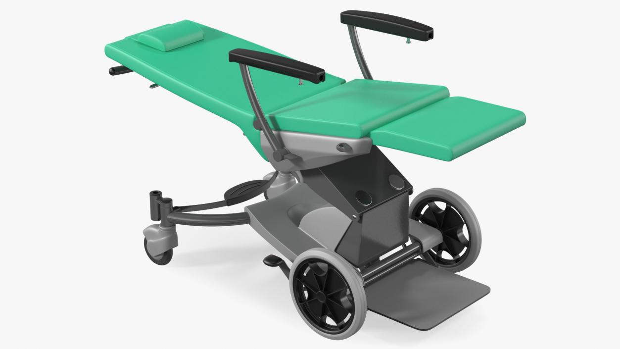 3D model Multifunctional Transport Chair Unfolded