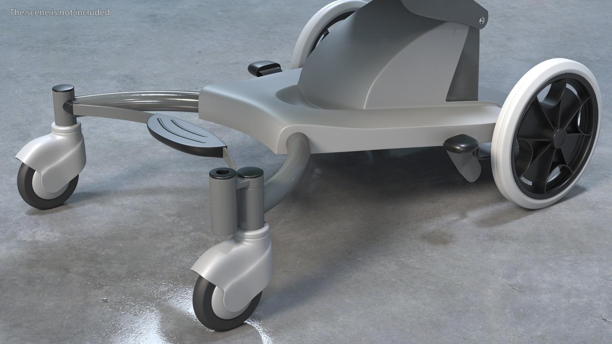 3D model Multifunctional Transport Chair Unfolded