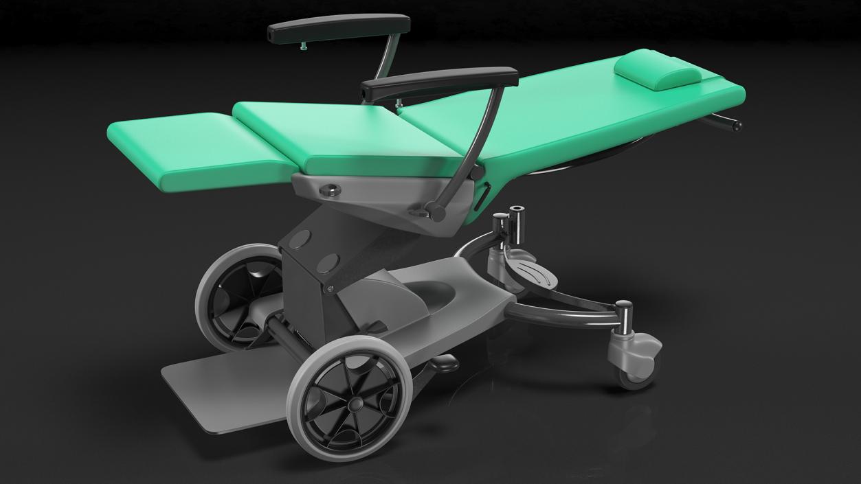 3D model Multifunctional Transport Chair Unfolded