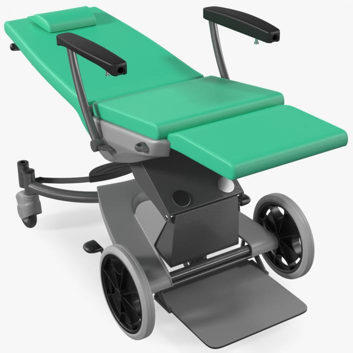 3D model Multifunctional Transport Chair Unfolded