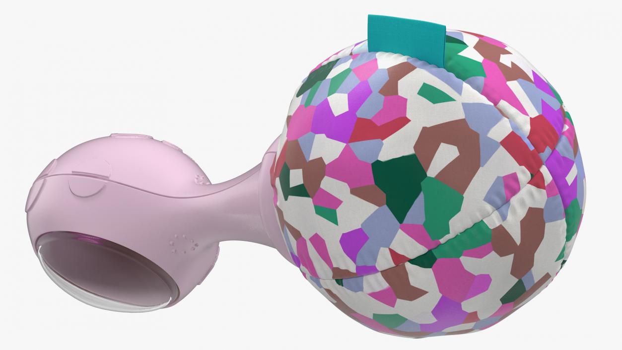 Baby Rattle Pink Generic 3D model