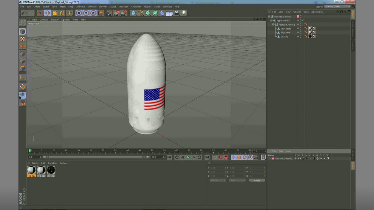 3D model Payload Fairing