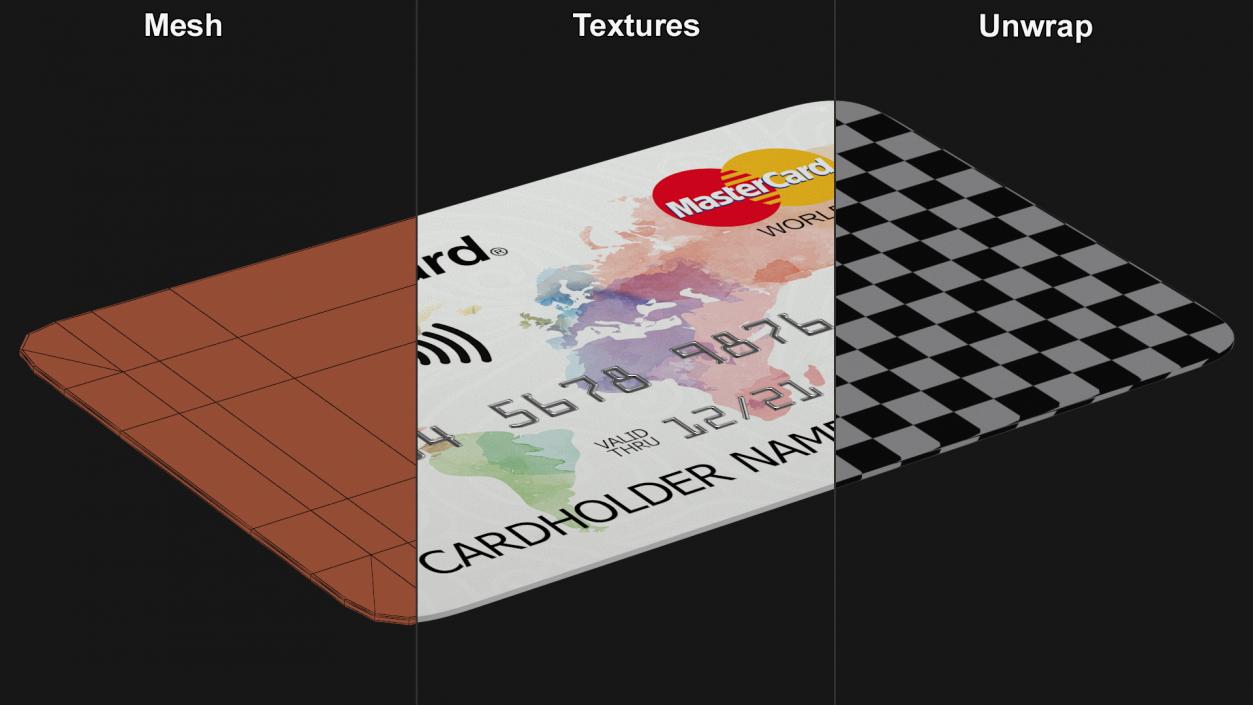 3D model Credit Cards Collection 4