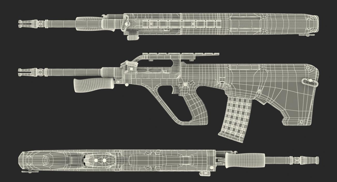 Steyr AUG A2 3D