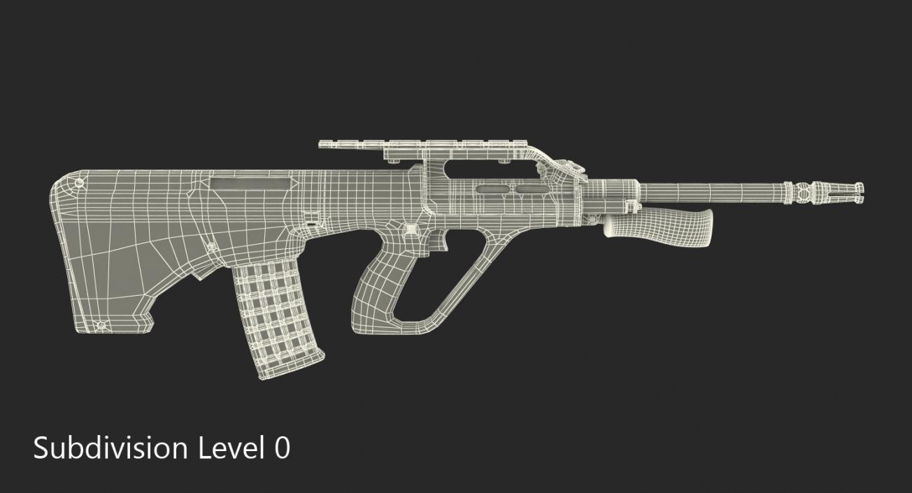 Steyr AUG A2 3D