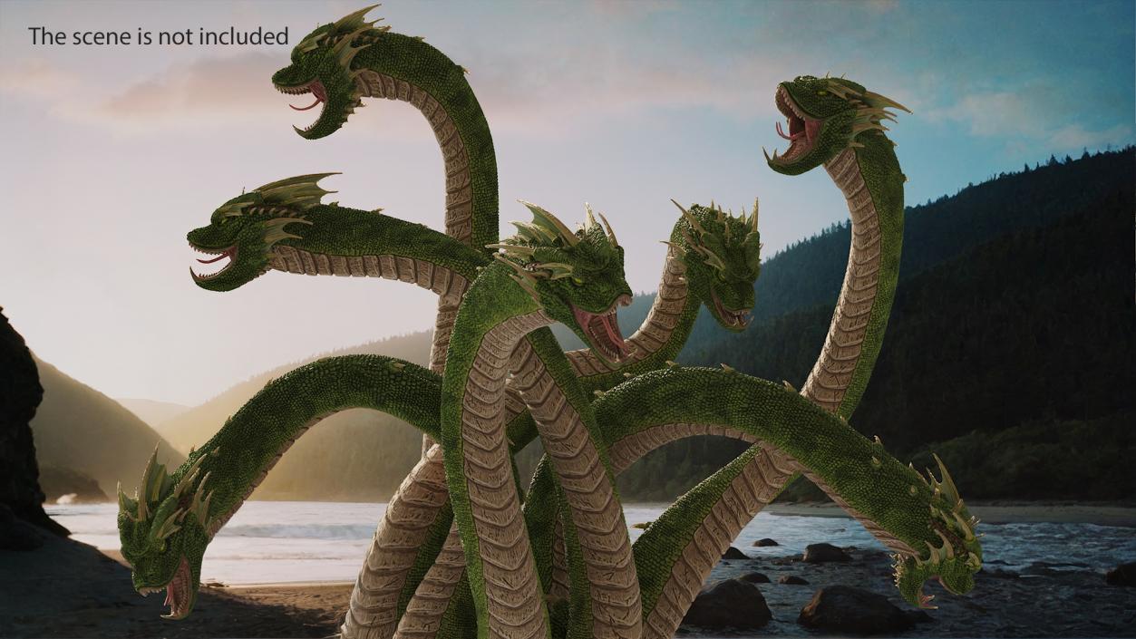 Hydra Rigged 2 3D model