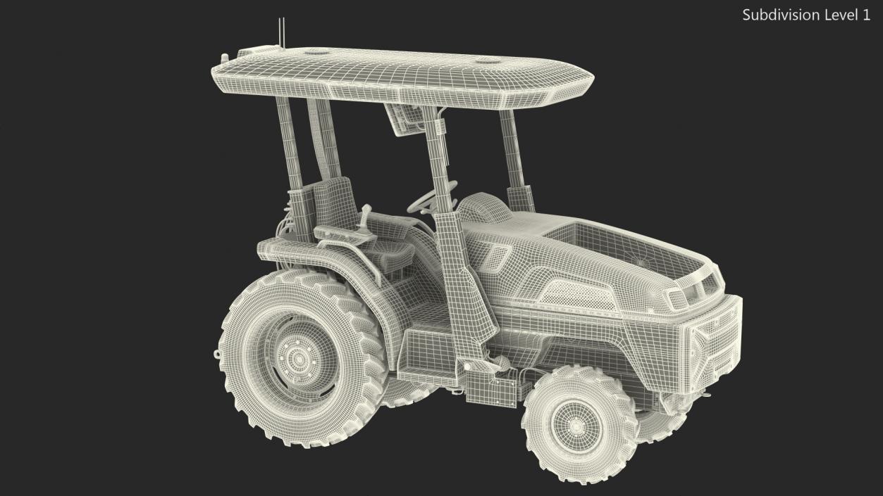 Fully Electric Tractor 3D