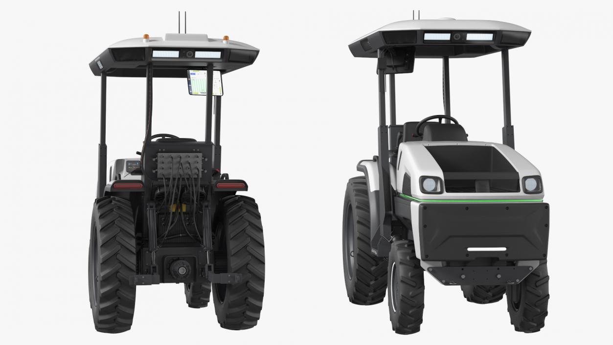 Fully Electric Tractor 3D