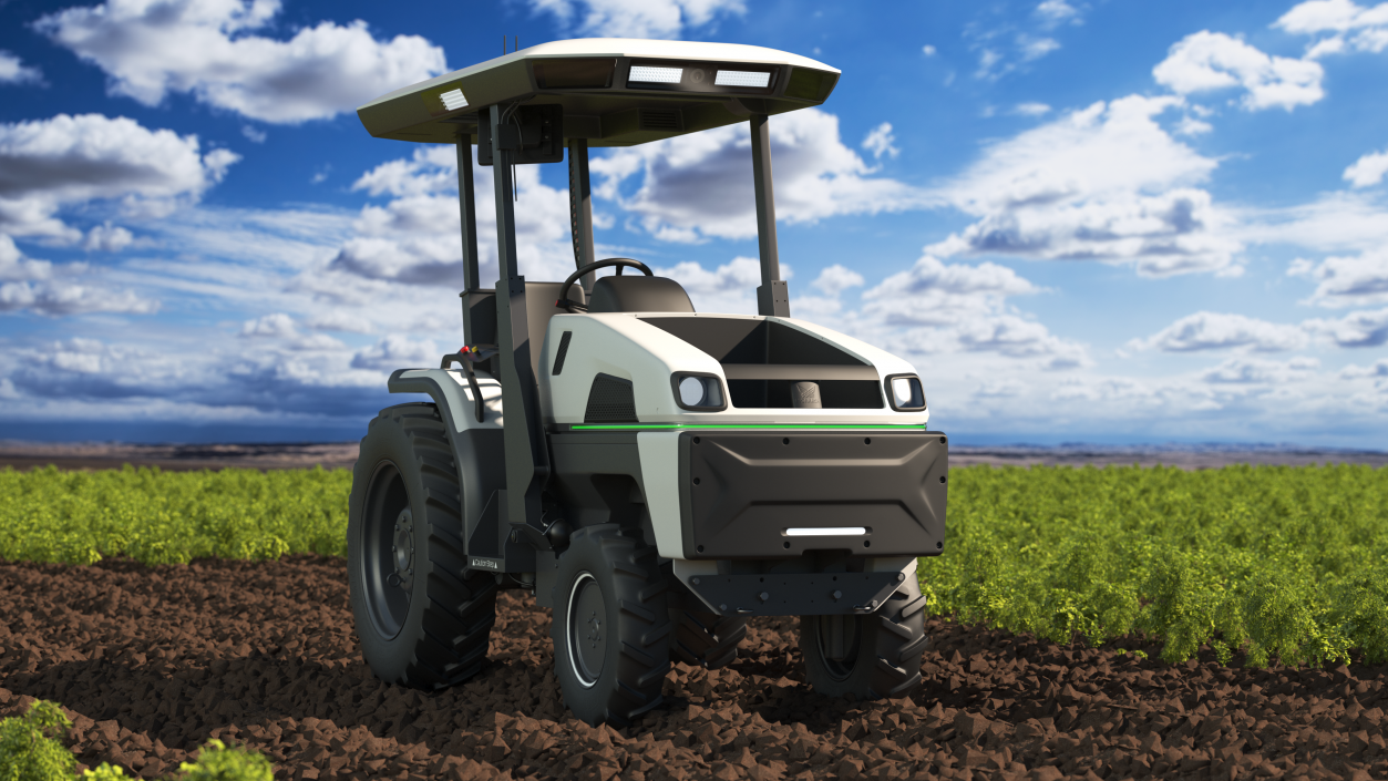 Fully Electric Tractor 3D