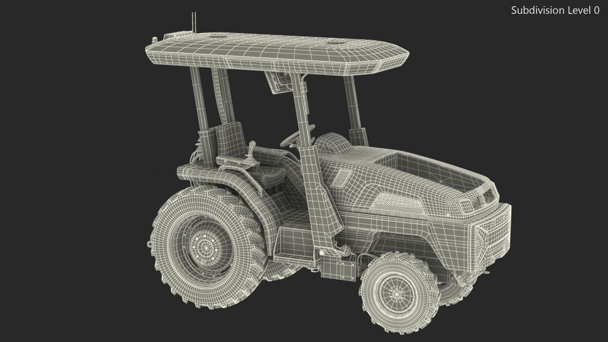 Fully Electric Tractor 3D