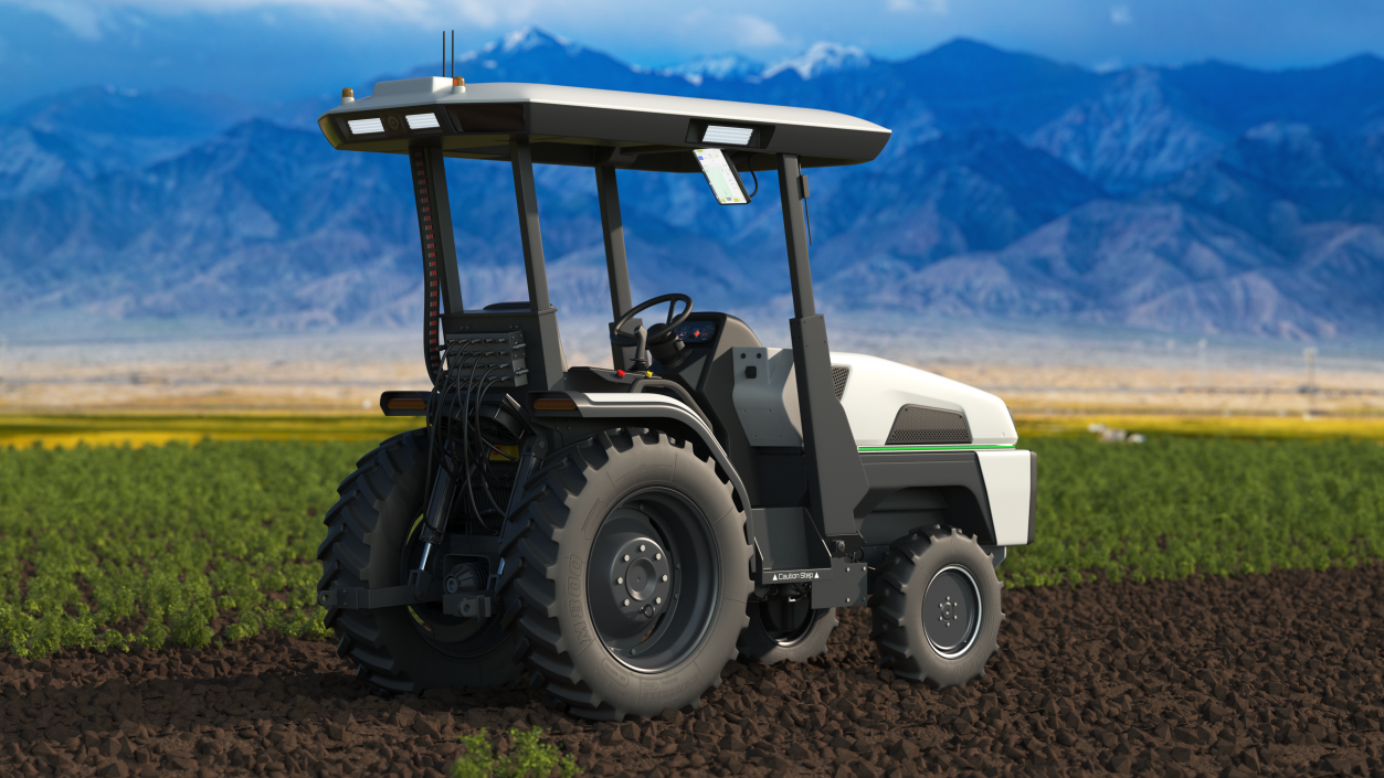 Fully Electric Tractor 3D