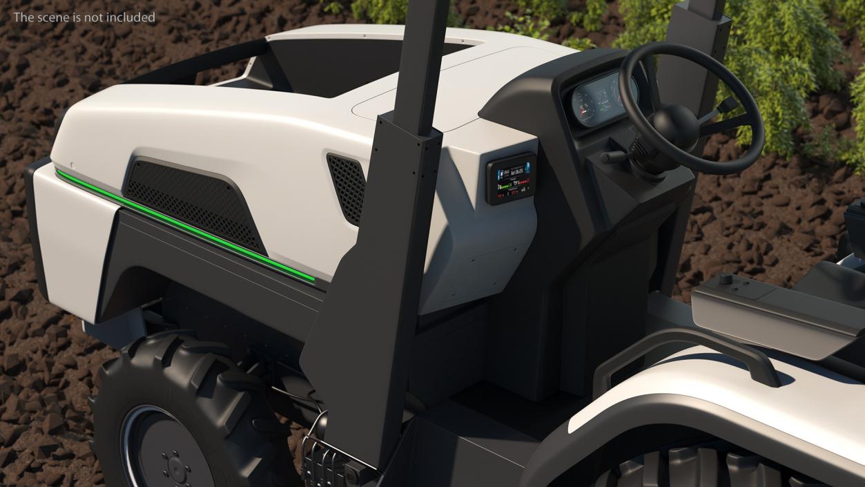 Fully Electric Tractor 3D