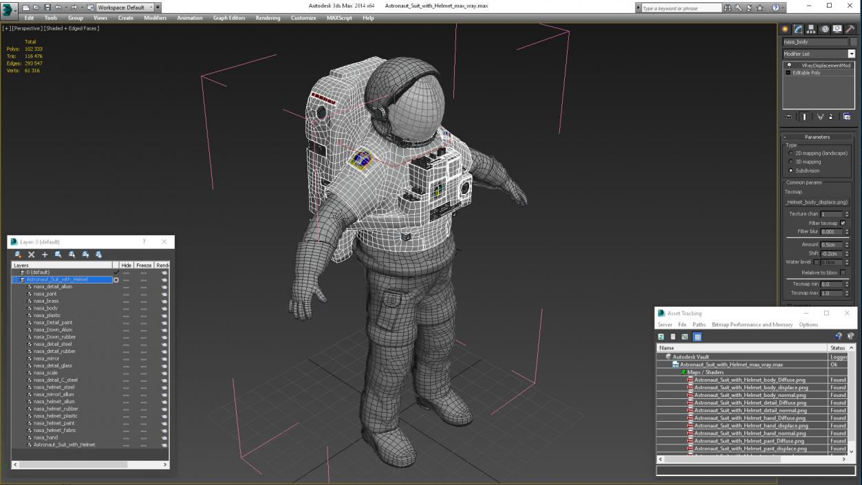 3D Astronaut Suit with Helmet