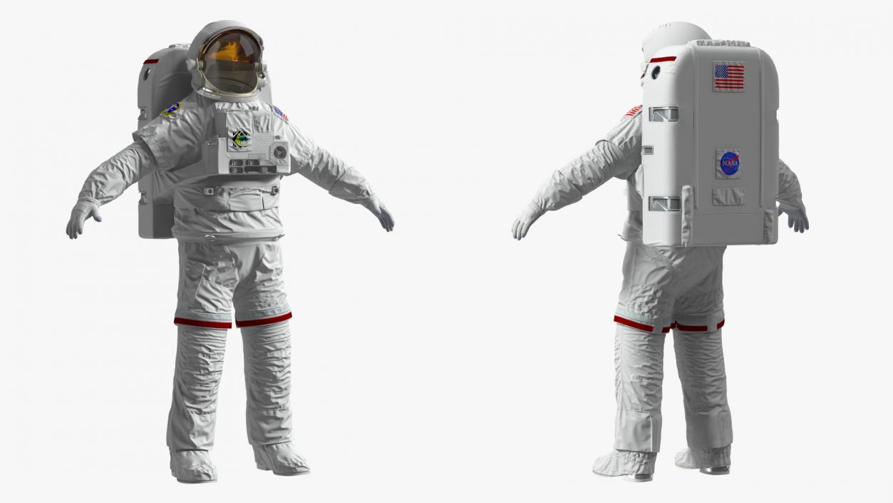 3D Astronaut Suit with Helmet