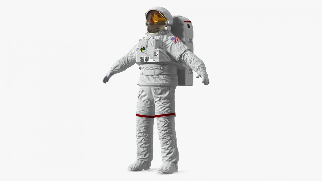 3D Astronaut Suit with Helmet