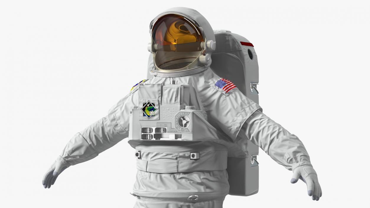 3D Astronaut Suit with Helmet