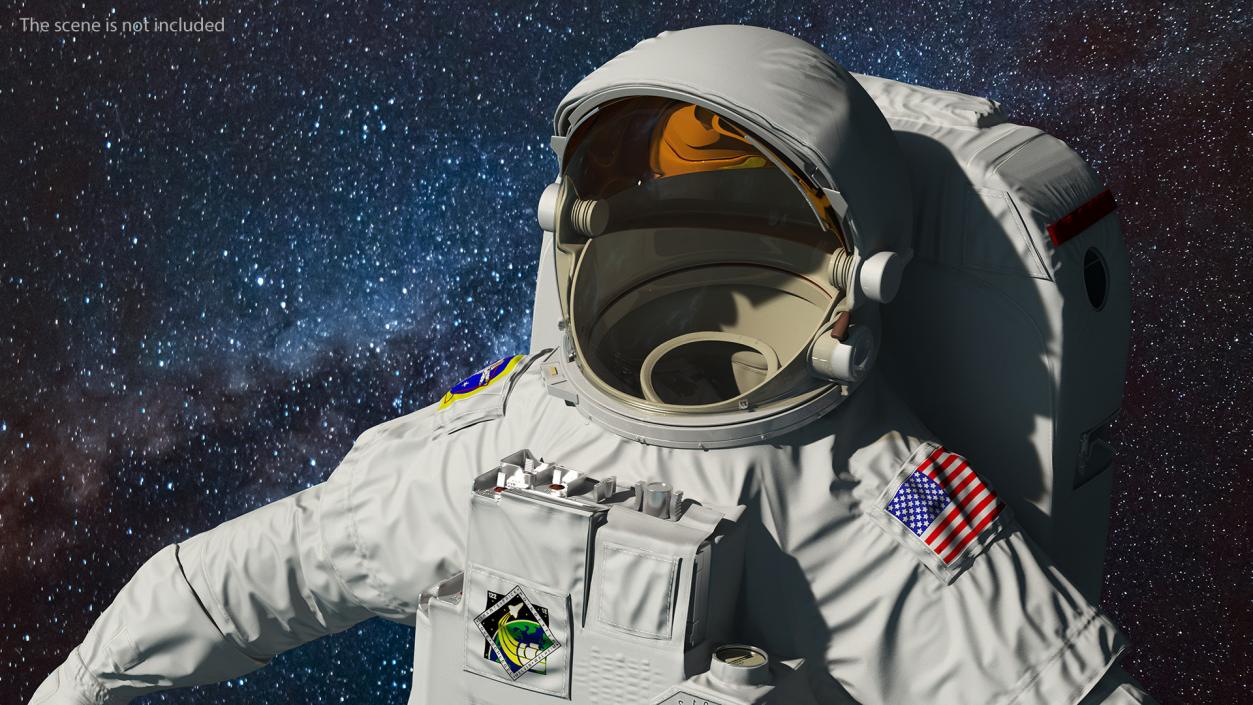 3D Astronaut Suit with Helmet