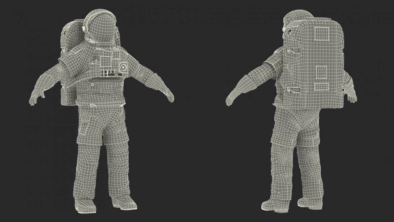 3D Astronaut Suit with Helmet