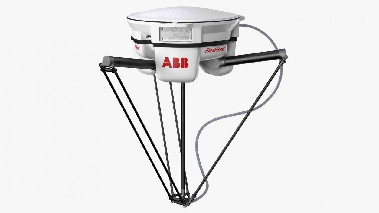 Parallel Robot ABB IRB 360 Flexpicker Rigged 3D model