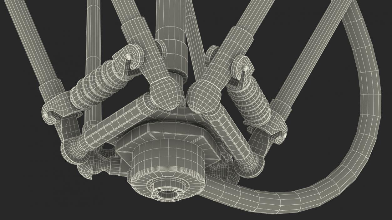 Parallel Robot ABB IRB 360 Flexpicker Rigged 3D model