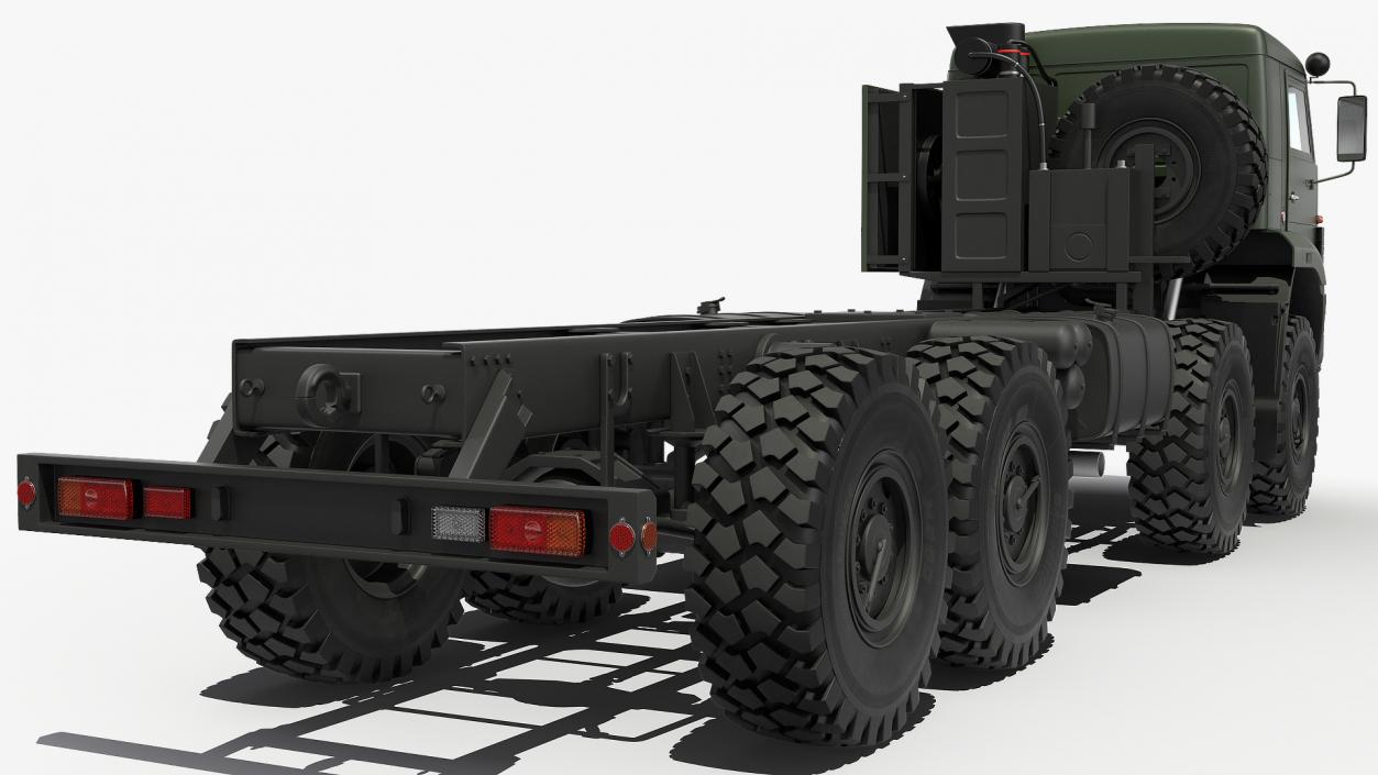 Heavy Offroad Chassis Kamaz 6560 Rigged 3D model