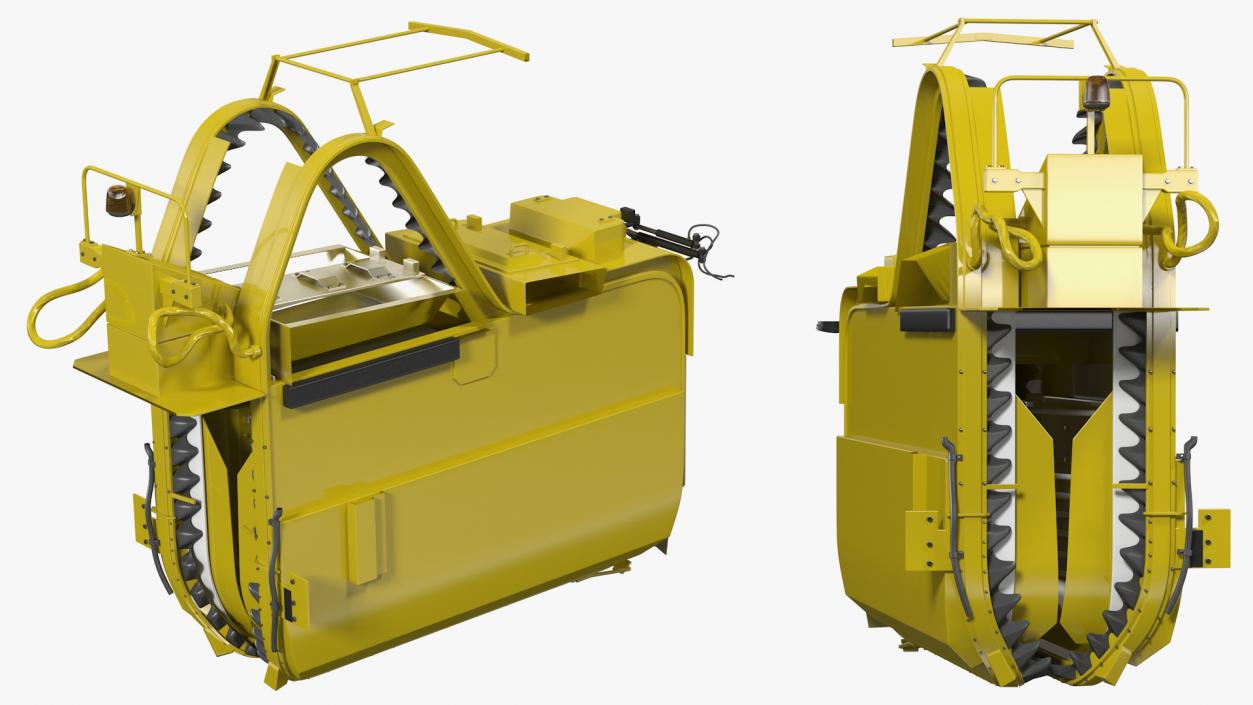 3D Grape Harvester Machine model