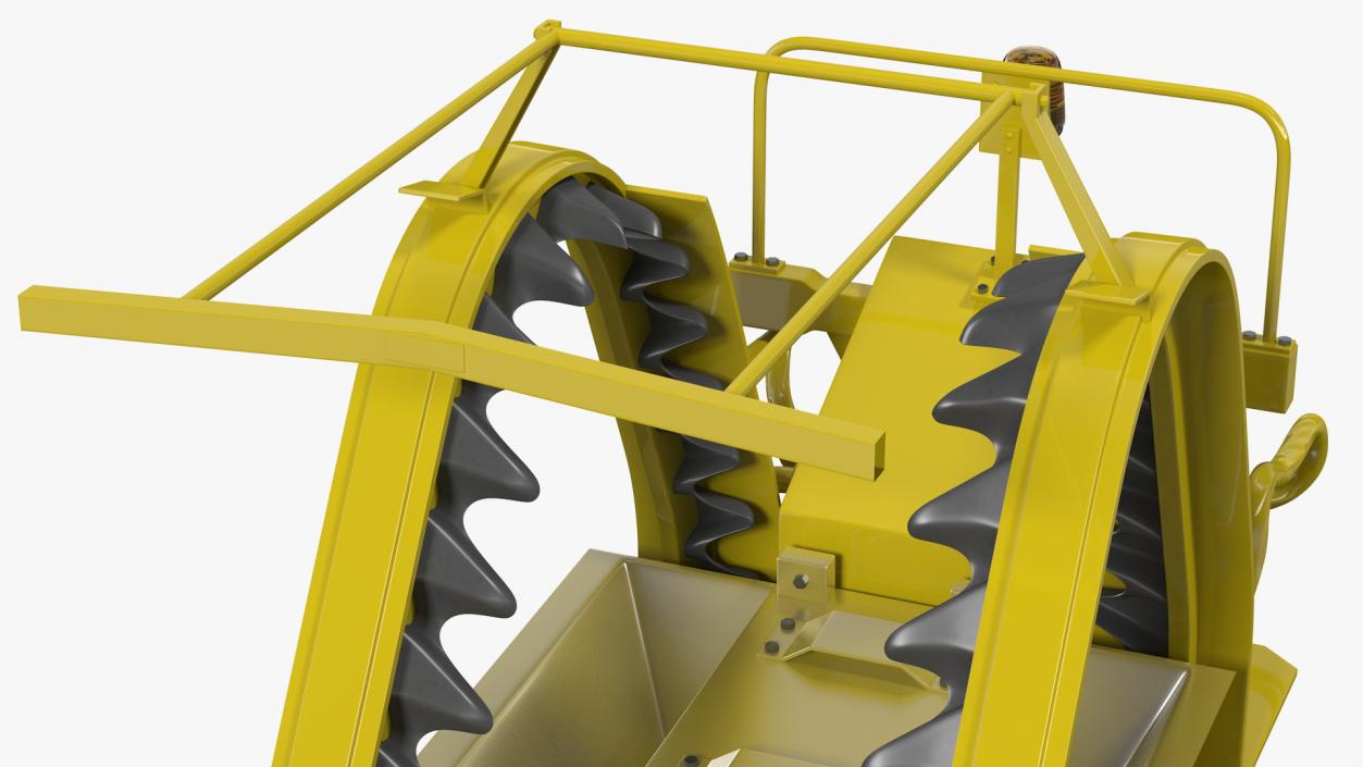 3D Grape Harvester Machine model