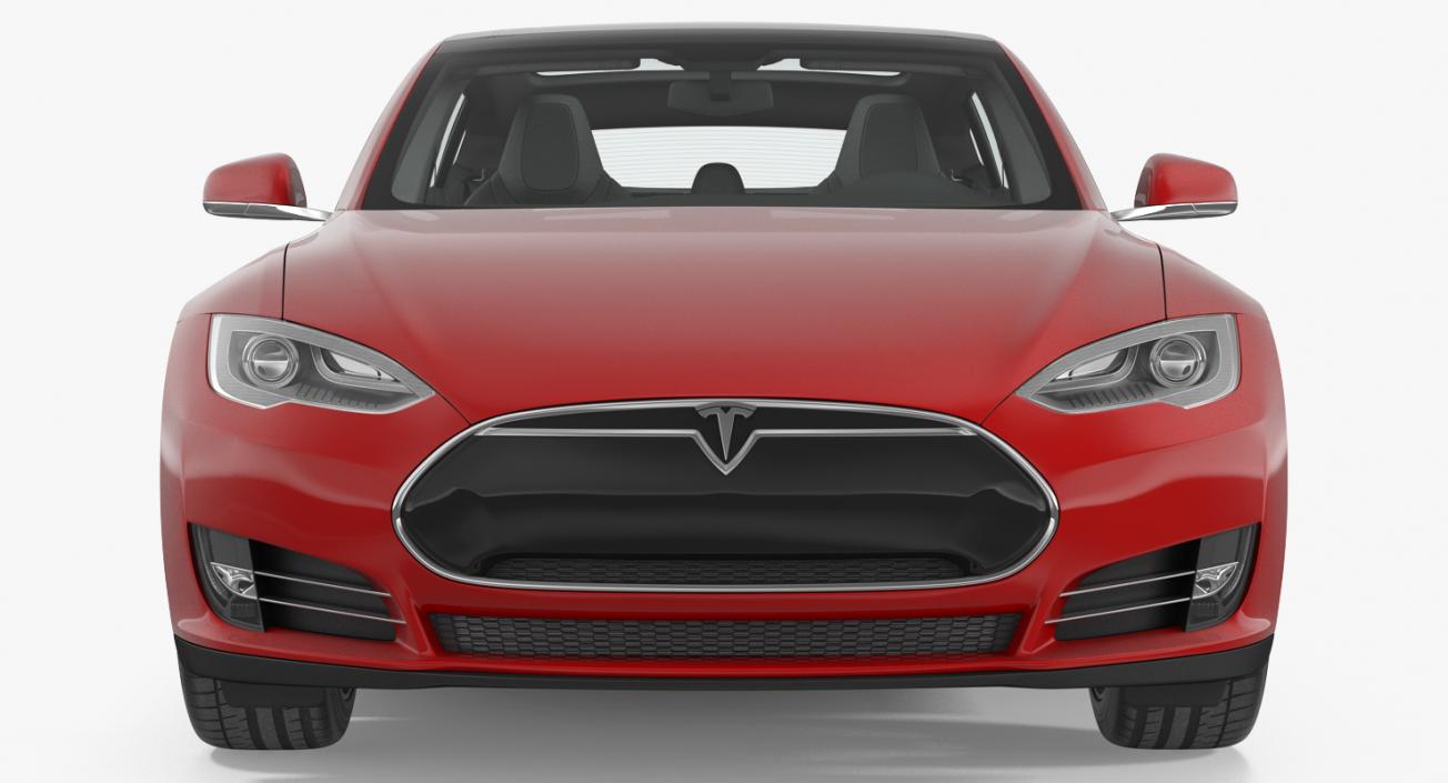 Tesla Model S 90D 2015 3D