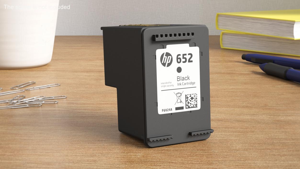 3D Ink Cartridge Hp 652 Black