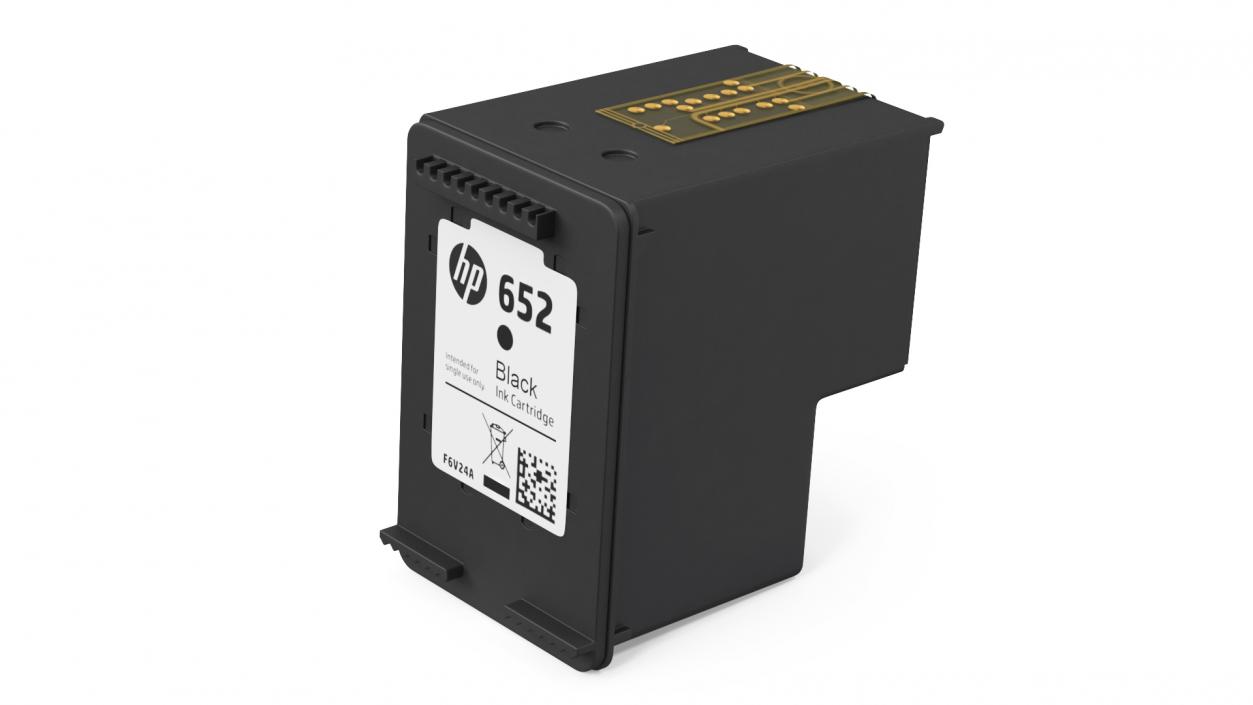 3D Ink Cartridge Hp 652 Black