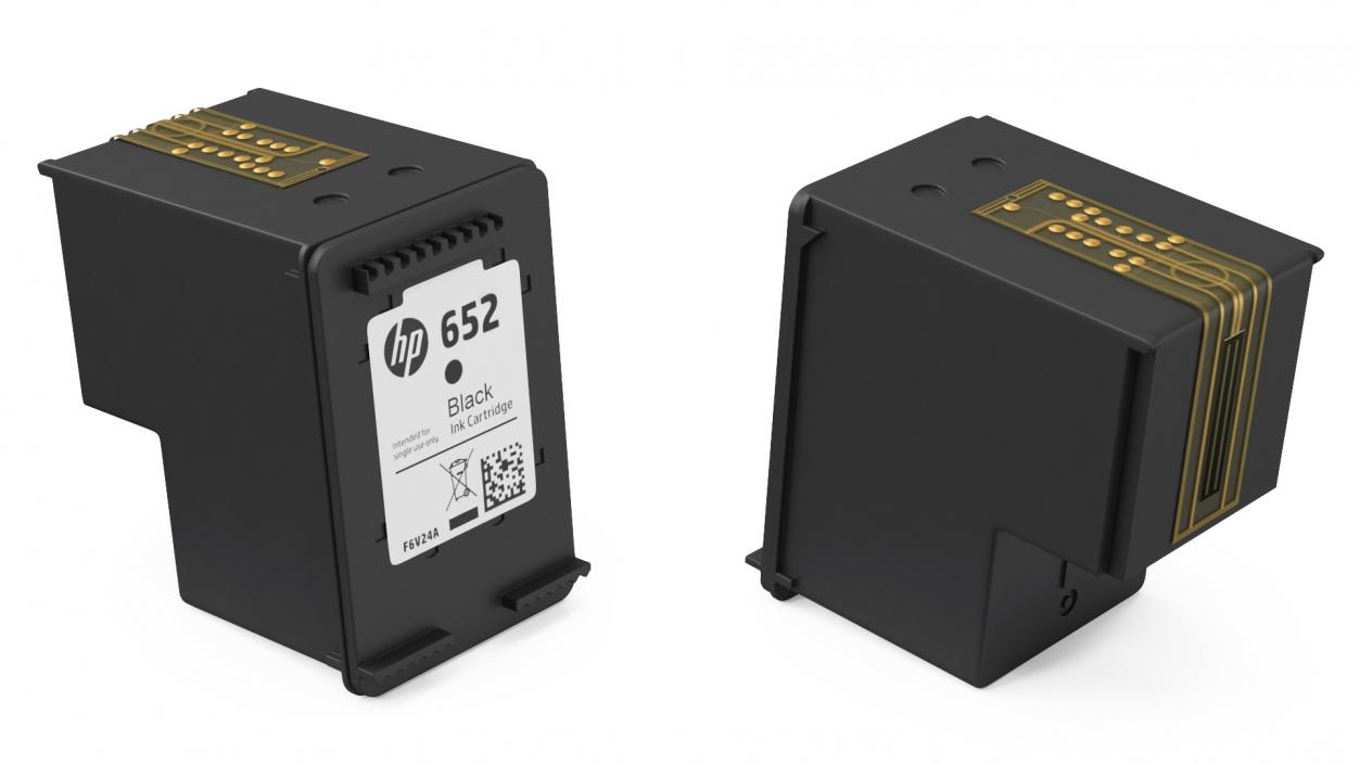 3D Ink Cartridge Hp 652 Black