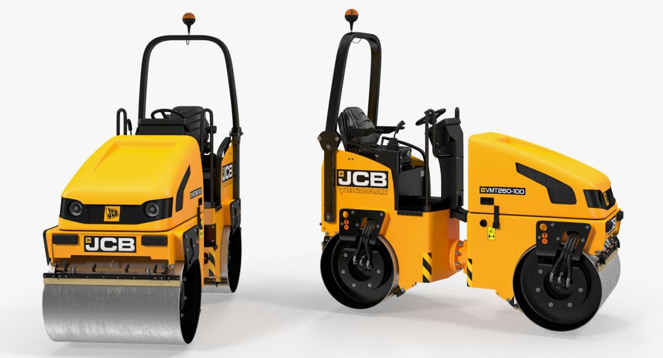 3D model Compact Tandem Vibratory Road Roller JCB